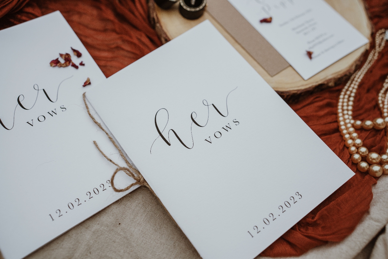Find your dream bespoke stationery suite with County Wedding Events: Image 1a